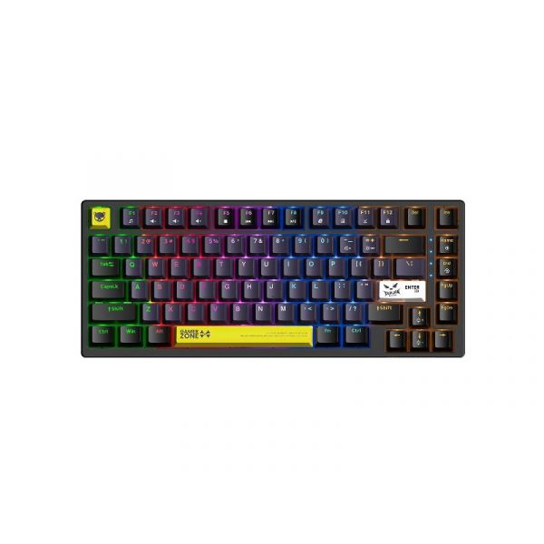 Onikuma G58 Mechanikus Gamer Billentyűzet TKL, fekete, Angol kiosztás! (G58 WIRED RGB BLACK)