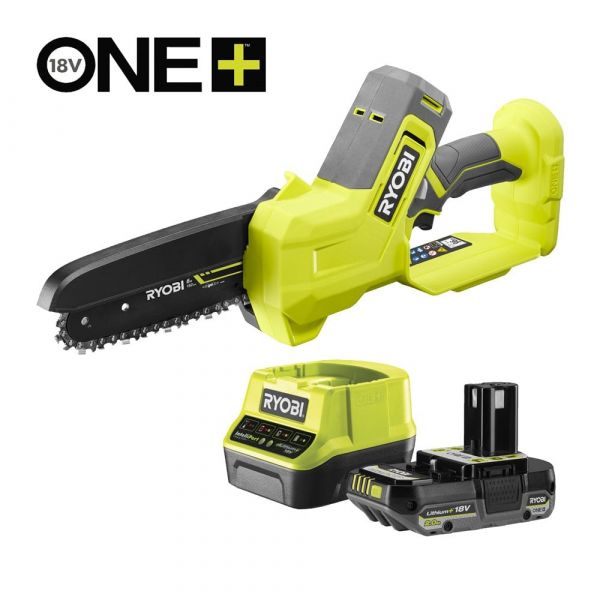 Ryobi 5133006554 18V One Plus 15cm-es mini akkumulátoros láncfűrész