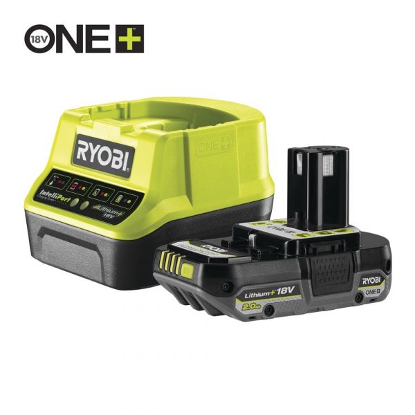 Ryobi 5133005090 1x 18V One Plus (2,0 Ah) Lithium+ akkumulátor és töltő szett