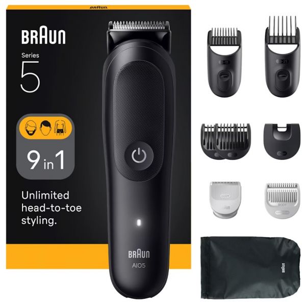 Braun AIO 5540 multifunkciós testszőrzet-ápoló (10AS490187)