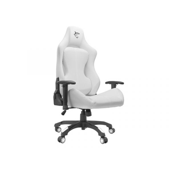 WHITE SHARK MONZA-W GAMER szék fehér, puha nyak és fej párna, lélegző felület, 120 kg-ig (WS MONZA-W)