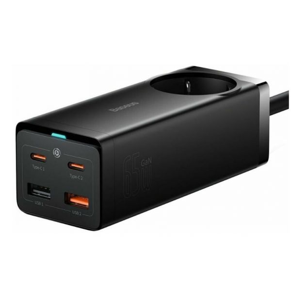 Baseus GaN3 Pro 65W töltőállomás, Type-C kábel (PSZM000901)