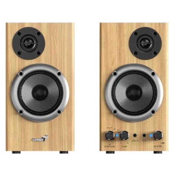 GENIUS SP-HF520BT Bluetooth-os 2.0 Hangszóró, Fa színű