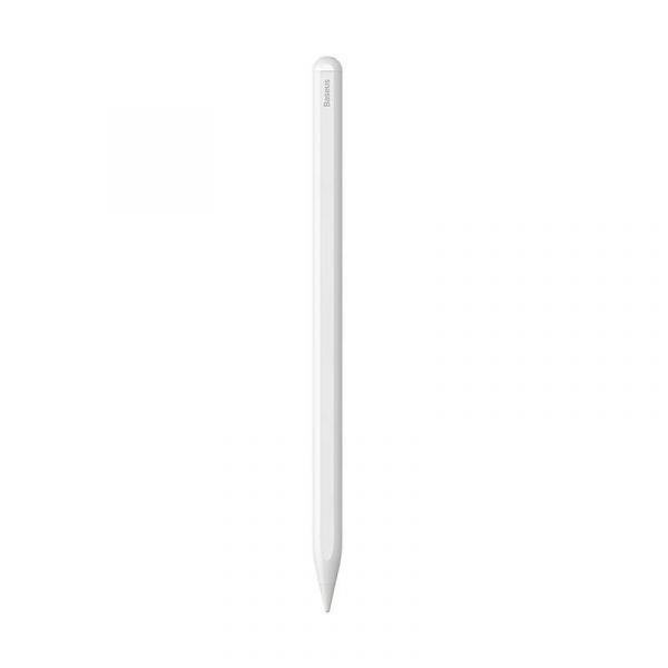 BASEUS SMOOTH WRITING 2 érintő ceruza (aktív, kapacitív + póthegy) FEHÉR Apple Pencil kompatibilis (SXBC060102)