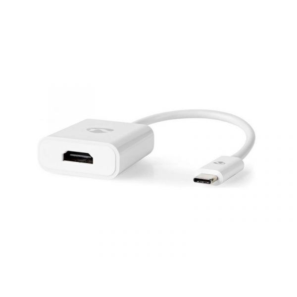 Nedis USB 3.2 Gen 1, USB-C - HDMI átalakító, 4K@30Hz, 20cm (CCGB64651WT02)