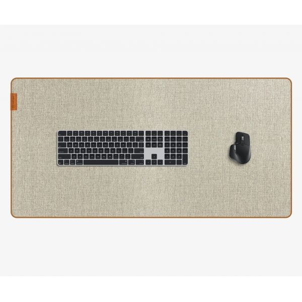 Artimo Desk Mat - Loom Series - L (90x45 cm) - Bézs - Prémium szövetegérpad