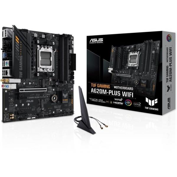 ASUS TUF Gaming A620M-PLUS WIFI AM4 mATX Alaplap