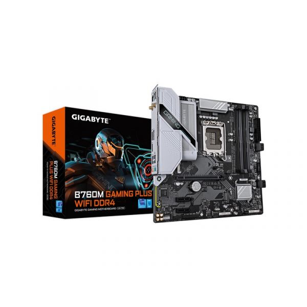 GIGABYTE B760M GAMING PLUS WIFI DDR4 S1700 mATX Alaplap