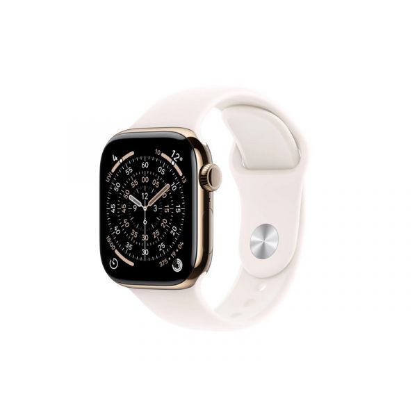 Apple Watch Series 11 GPS + Cellular 42mm-es rozéarany alumíniumtok, lágy rózsaszín sportszíj – M/L (MF8F4MP/A)