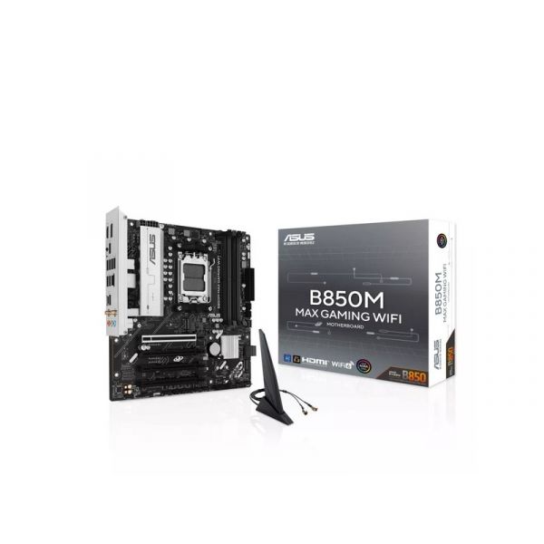 ASUS B850M MAX GAMING WIFI AM5 mATX Alaplap