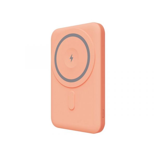 YENKEE YPB 501 MagSafe PB 5000 OE SILIC powerbank, rózsaszín