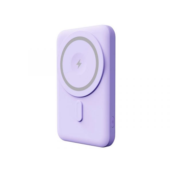 YENKEE YPB 501 MagSafe PB 5000 PE SILIC powerbank, lila