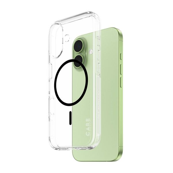Panzerglass CARE Flagship Case Transparent Urban Explorer w. Black MagSafe iPhone 17 (CR85101)