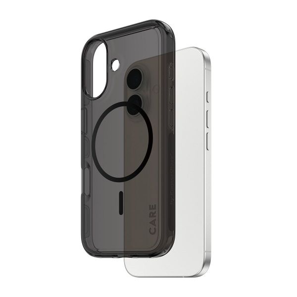 Panzerglass CARE Flagship Case Urban Explorer Smokey w. Black MagSafe iPhone 17 (CR97739)