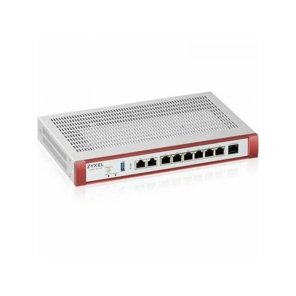 ZYXEL Tűztfal 1x2.5-GbE port + 6x1-GbE +1xPOE+ 1xUSB 3.0 + 1konzol port  (USGFLEX200HP-EU0102F)