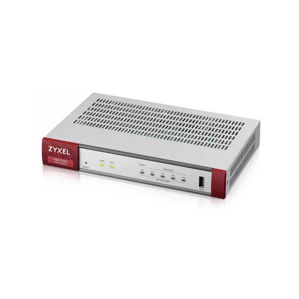 ZYXEL Tűzfal 1xWAN(1000Mbps) 4xLAN/DMZ(1000Mbps) 1xPOE+, 1xUSB 3.0 + 1év Gold Security Pack (USGFLEX50HP-EU0102F)