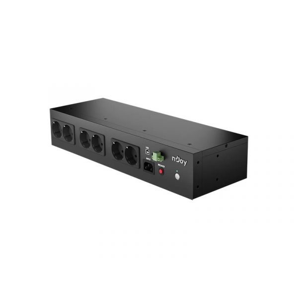 NJOY Theron 800, 800VA, 480W, Line-Interactive, rack (2U) 8xSchuko Szünetmentes Tápegység (UPCMRSS680TTRCG01B)
