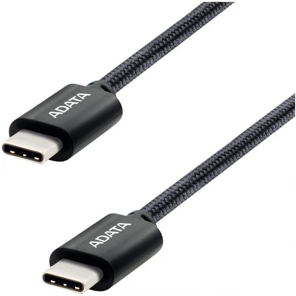 ADATA kábel USB 3.2 - USB TypeC - TypeC 1m műanyag fekete (CACC-100PN-BK)