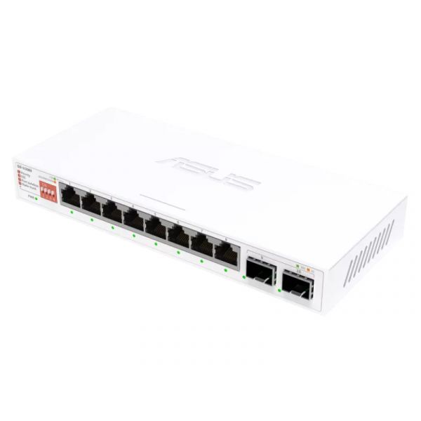 Asus QG-U1080, 8-Port 2.5G and 2-Port 10G SFP+ Desktop Switch