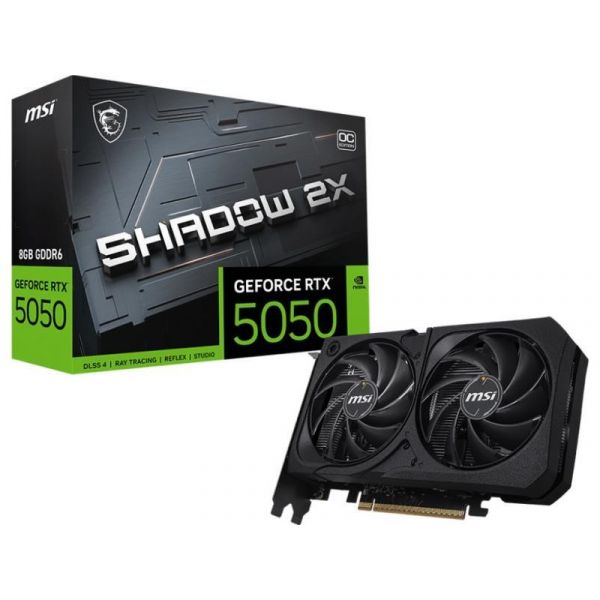 MSI RTX 5050 8G SHADOW 2X OC BULK Videokártya