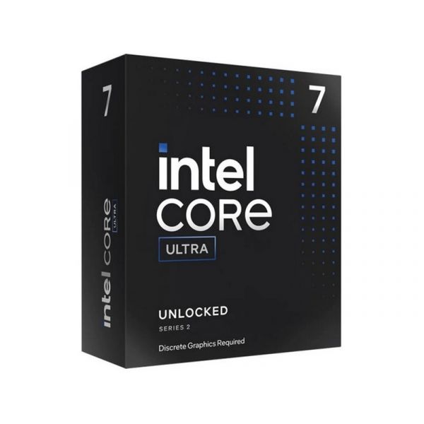 INTEL Core Ultra 7 265KF 3.9GHz 30MB Cache BOX, NoVGA, S1851 processzor (BX80768265KF)