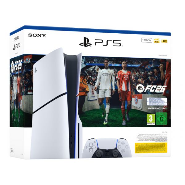 Sony Playstation 5 Slim 1TB Lemezes konzol - EA FC 26 Bundle