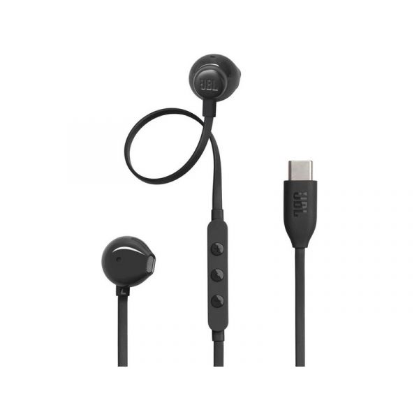 JBL Tune 305 USB-C Vezetékes fülhallgató (JBLT305CBLK) Fekete