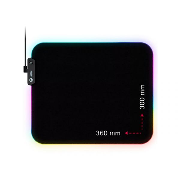 Lorgar Steller 913 360mm x 300mm x 3mm egérpad, fekete (LRG-GMP913)