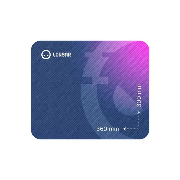 Lorgar Main 133 360x300 egérpad, lila (LRG-GMP133)