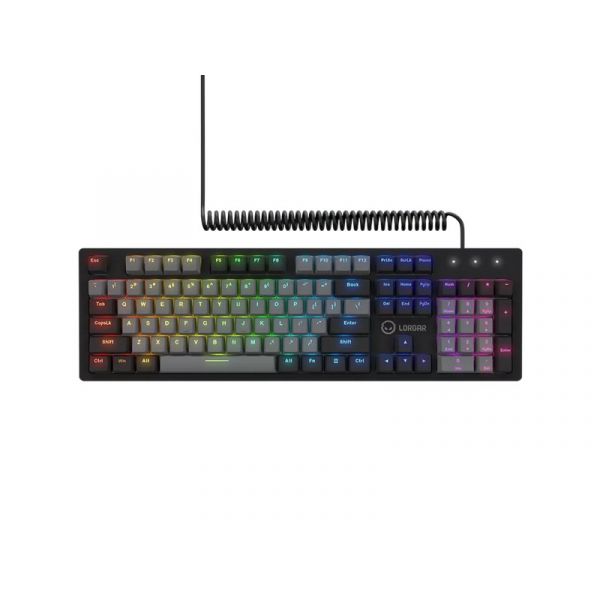Lorgar Azar 514 vezetékes gaming billentyűzet mech RGB, fekete (LRG-GK514B)