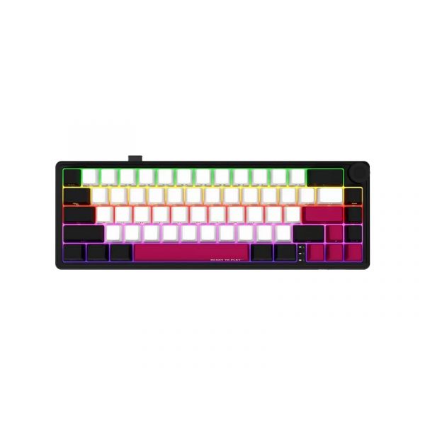 Lorgar KBP70MW vezeték nélküli gaming billentyűzet 65% mech RGB, fekete (LRG-KBP70MW-BK)