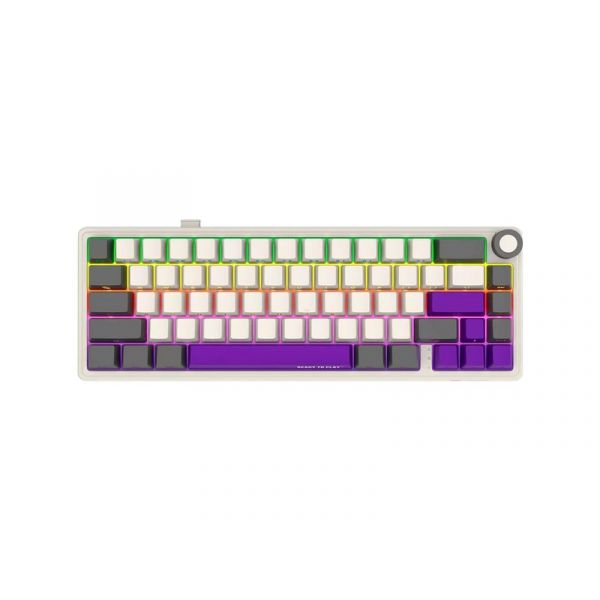 Lorgar KBP70MW vezeték nélküli gaming billentyűzet 65% mech RGB, bézs (LRG-KBP70MW-RT)