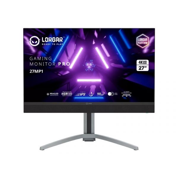 Lorgar MP1 Series 27 UHD MiniLED Fast IPS 160Hz Gaming monitor (LRG-27MP1U160-GY)