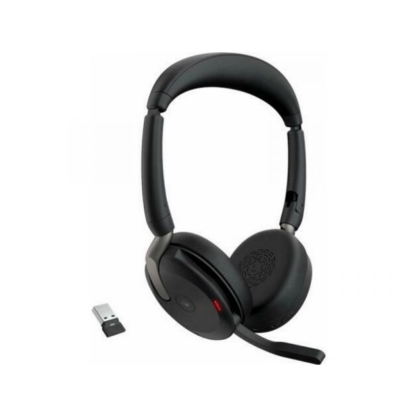 JABRA Evolve2 65 Flex MS Stereo Vezetékes USB-A, fejhallgató, mikrofon (26699-999-989)