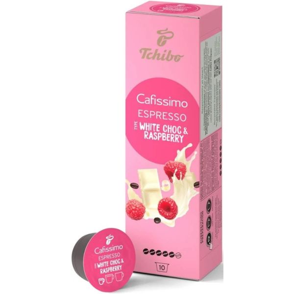 TCHIBO Cafissimo ESP White Choc Raspberry 10 db kapszula (40614454192731)