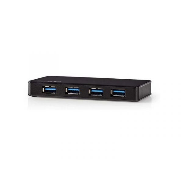 Nedis UHUBU3420BK aktív 4 portos USB HUB