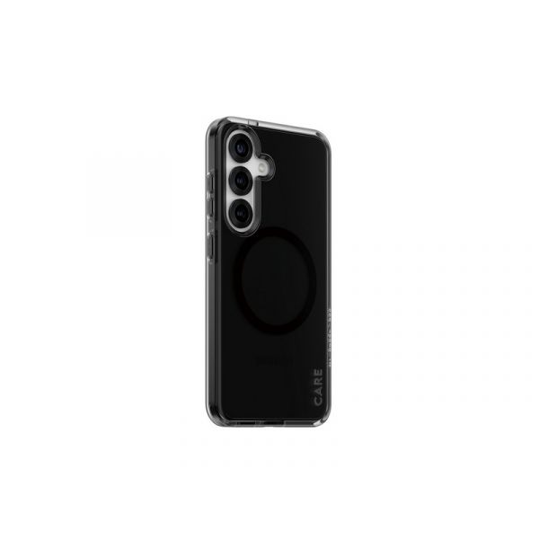 CARE by PanzerGlass Flagship Case Urban Combat Smokey w. Black Qi Compatible Samsung Galaxy S25 (CRRFSBQG38388)