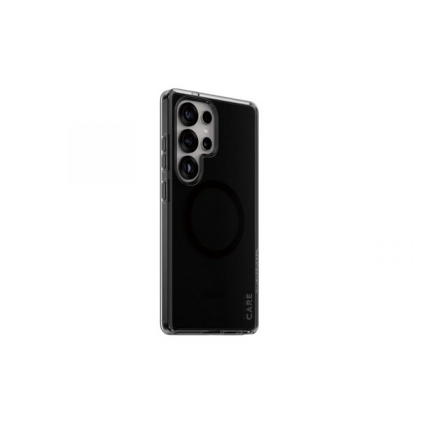 CARE by PanzerGlass Flagship Case Urban Combat Smokey w. Black Qi Compatible Samsung Galaxy S25 Ultra (CRRFSBQG38488)