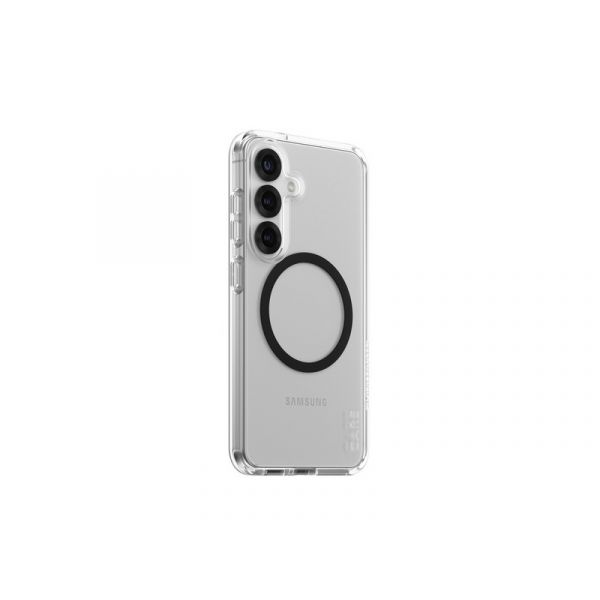 CARE by PanzerGlass Flagship Case Transparent Urban Combat w. Black Qi Compatible Samsung Galaxy S25 (CRRFUBQG38388)