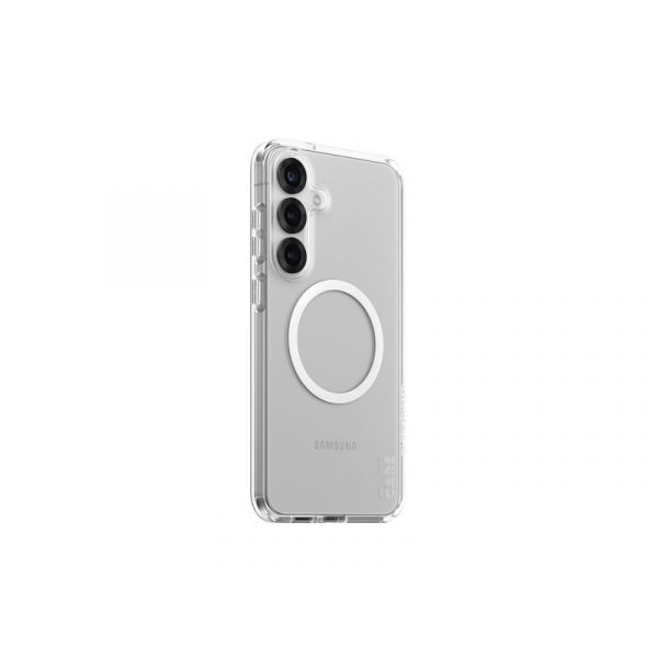 CARE by PanzerGlass Flagship Case Transparent Urban Combat w. White Qi Compatible Samsung Galaxy S25+ (CRRFUWQG37942)
