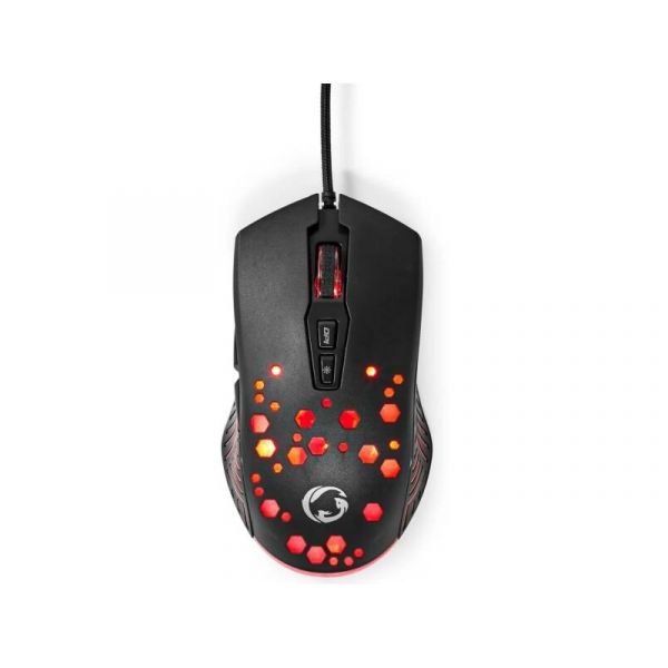 Nedis GMWD410BK gamer egér, fekete