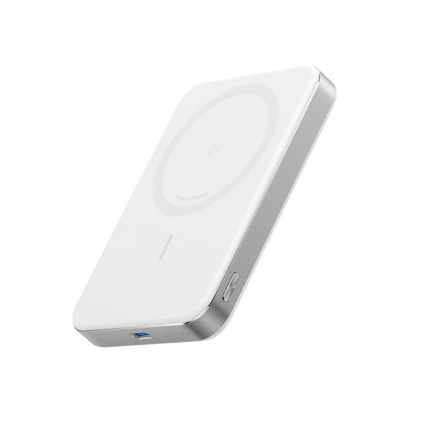 Anker MagGo Power Bank (10K, Magnetic Wireless) White