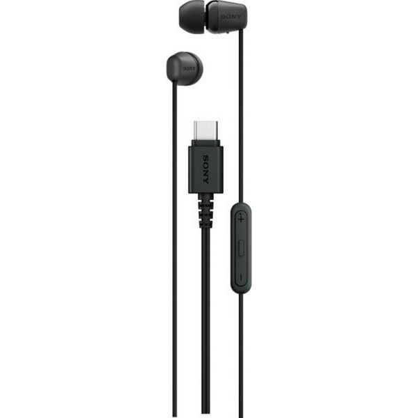 Sony IEREX15CB USB-C Vezetékes Mikrofonos Fülhallgató, Fekete (IEREX15CB.CE7)