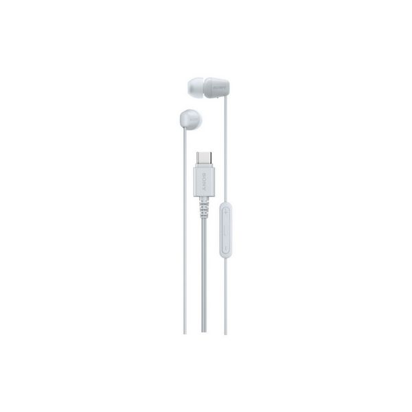 Sony IEREX15CW Vezetékes, Mikrofonos Fülhallgató, Fehér (IEREX15CW.CE7)