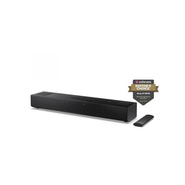 SHARP HT-SB700 2.0.2 Dolby Atmos hangprojektor, HDMI/USB/Bluetooth, Fekete