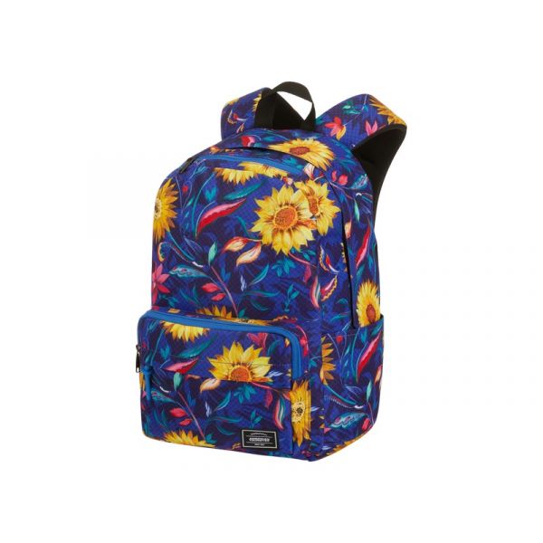 AMERICAN TOURISTER 107259-2022 Urban Groove UG lifestyle hátizsák - kék naparaforgómintás