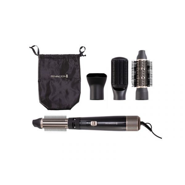 REMINGTON AS7500 Blow Dry & Style, 1000W, 4 cserélhető fej (50/38 mm kerámia, vegyes sörtéjű, lapos)