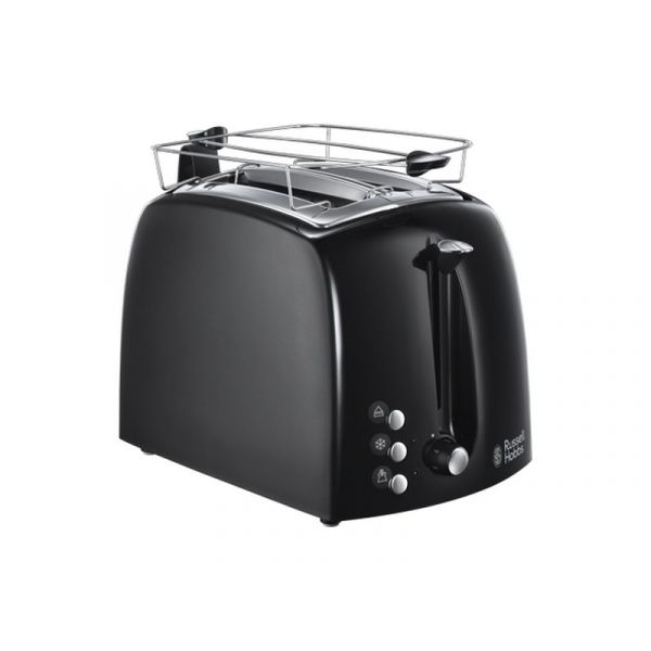 RUSSELL HOBBS Textures Plus+ 22601-56/RH 2-szeletes kenyérpirító, fekete