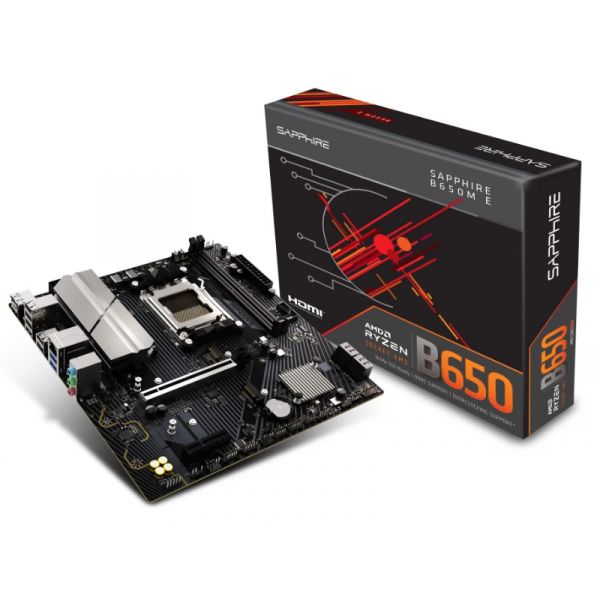 Sapphire B650M-E AM5 ATX alaplap (52112-04-40G)