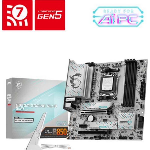 MSI B850M GAMING PLUS WIFI AM5 m-ATX Alaplap